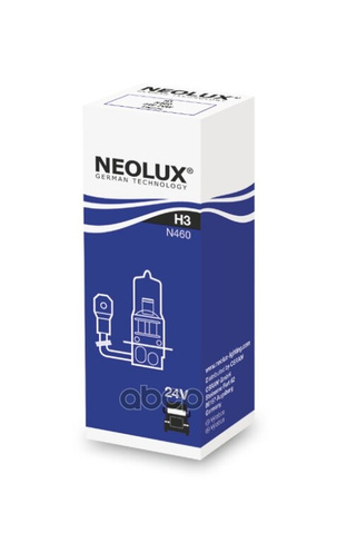 Лампа 24V H3 70W Pk22s Neolux Standart 1 Шт. Картон N460 Neolux арт. N460