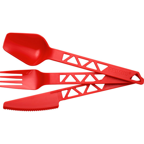 Легкий набор столовых приборов Trail Cutlery Tritan Primus, красный