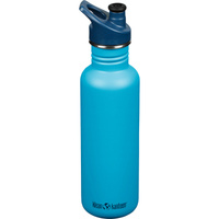 Классическая бутылочка для питья с узкой спортивной крышкой Klean Kanteen, синий