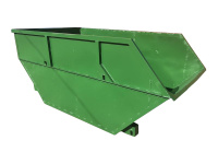 Контейнер для мусора Материал: сталь, Вид: с крышкой, без колес, Объем: 1.1 л