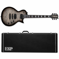 Электрогитара ESP LTD EC-1000T Electric Guitar QM Quilted Maple Charcoal Burst + ESP Hard Case BRAND NEW EC1000T