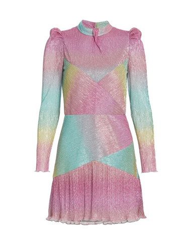 Мини-платье с градиентом цвета металлик Saydee Saylor, разноцветный