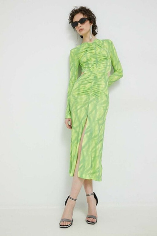 Платье Rotate, зеленый