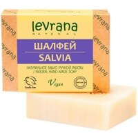 Levrana - Натуральное мыло ручной работы "Шалфей", 100 г