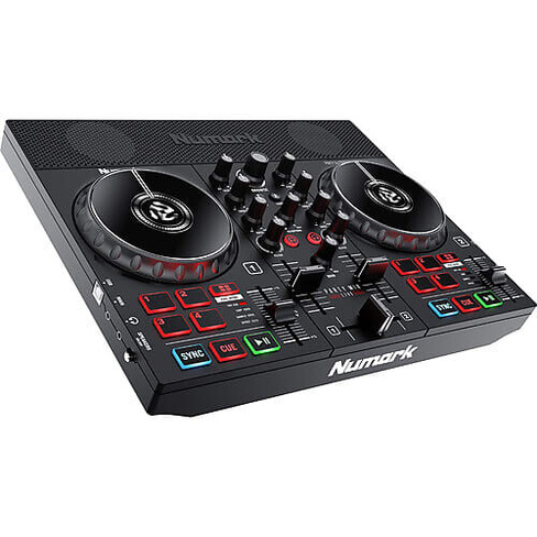 DJ-контроллер Numark Party Mix II со встроенным световым шоу и динамиками Party Mix Live DJ Controller with Built-In Lig