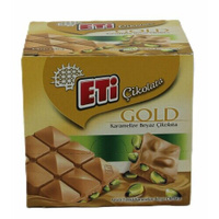 Фисташковый карамелизованный белый шоколад Eti Gold 6 шт по 60гр ETi