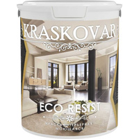 Влагостойкая моющаяся интерьерная краска Kraskovar ECO RESIST