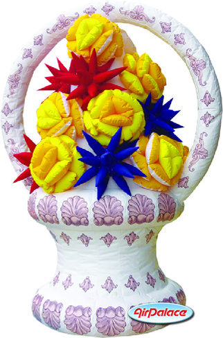 Надувная Ваза с цветами для праздника