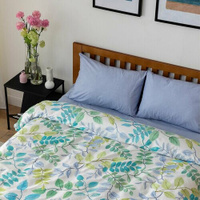 Cozy Home Комплект постельного белья, Поплин, Семейный, нав. 50х70, Primavera