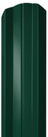 Штакетник PE-Double М-образный фигурный зеленый (1,8м)