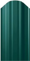 Евроштакетник-П 118мм двухсторонний зеленый (1,5м)