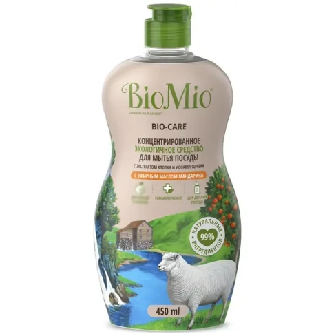 Средство для мытья посуды BioMio мандарин 0.45 л BIOMIO None