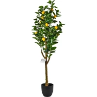 Искусственное растение Лимонное дерево 130 см Без бренда None