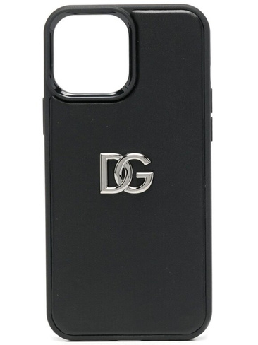 Dolce & Gabbana чехол для iPhone 13 Pro Max с логотипом, черный Dolce & Gabbana