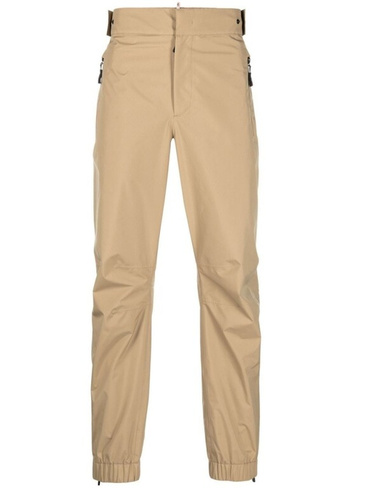 Moncler Grenoble брюки с эластичными манжетами, нейтральный цвет