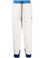 Moncler Grenoble велюровые спортивные брюки с нашивкой-логотипом, белый