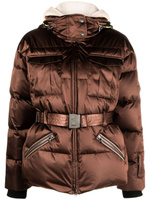 BOGNER лыжная куртка Adele с поясом, коричневый