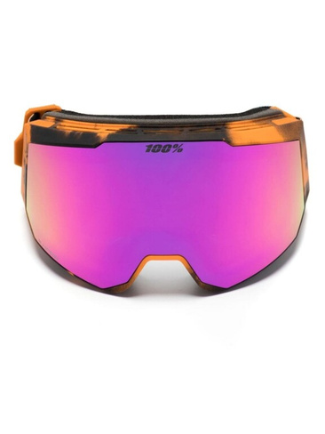 100% Eyewear лыжная маска Snowcraft с зеркальными линзами, фиолетовый