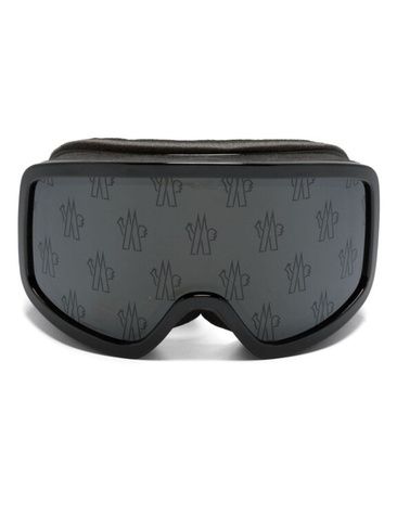 Moncler Eyewear лыжная маска с логотипом, черный
