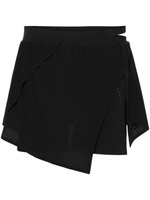 Y-3 сетчатая юбка-шорты с логотипом, черный