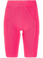 Helmut Lang облегающие шорты Mirco Bond, розовый