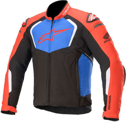 Мотоциклетная текстильная куртка Alpinestars Honda T-GP Pro V2, черный/оранжевый/синий
