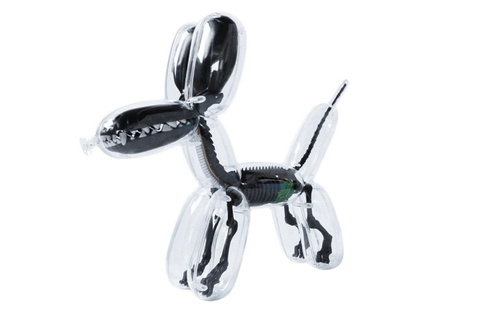 Арт-игрушка для собаки Mighty Jaxx, Черный металлик