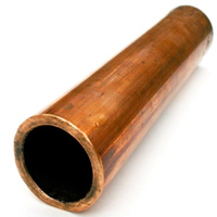 Бронзовая труба, D= 63 мм, s= 17.5 мм, Марка: БрАЖМц 10-3-1.5