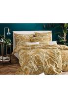 Элегантный фланелевой комплект постельного белья Nubis-K 8299 Vivien irisette, цвет Gesamt Breite Gold