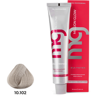 TNL Professional Крем-краска для волос Million glow Silk protein, 10.102 платиновый блонд пепельный жемчужный, 100 мл