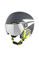 Горнолыжный шлем Zupo Visor Q-Lite, амортизирующий ALPINA, цвет Charcoal Neon Matt