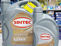 Моторное масло Sintec Super 10W-40 SG/CD 4 л