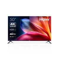 50" Телевизор Haier 50 Smart TV S1 2022 VA RU, черный
