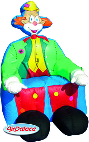 Надувной трон Клоун