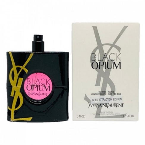 Женский парфюм Yves Saint Laurent Black Opium Gold Attraction Edition EDP тестер 90 мл