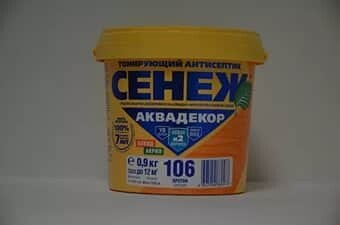 Антисептик 106(орегон)-0,9 кг-СЕНЕЖ АКВАДЕКОР