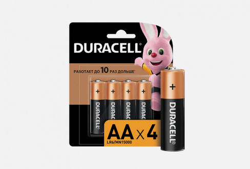 Элемент питания Duracell LR6 АА, 1 шт.