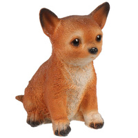 Фигурка гипс, Чихуахуа щенок рыжий, 9х11.5х15 см, G009-15-302