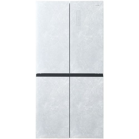 Холодильник трехкамерный CENTEK CT-1743 Side by Side, инверторный белый