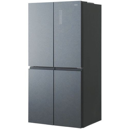 Холодильник трехкамерный CENTEK CT-1742 Side by Side, инверторный серый