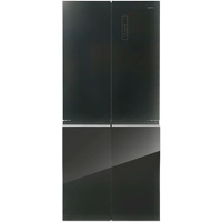 Холодильник трехкамерный CENTEK CT-1744 Side by Side, инверторный черный