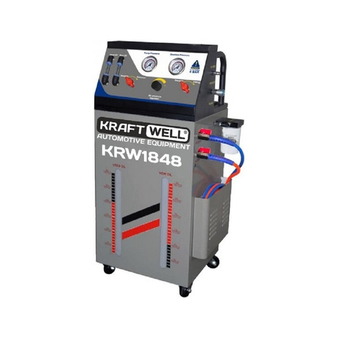 Пневматическая установка для промывки автоматических коробок передач KraftWell KRW1848