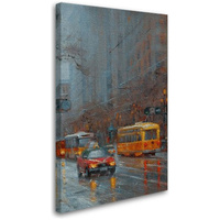 Постер Студия фотообоев Дождливый город