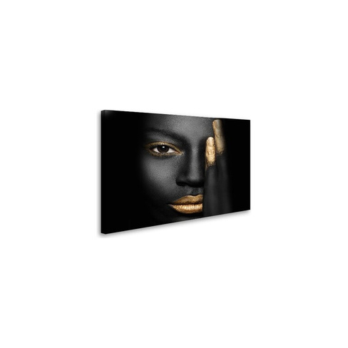 Постер (картина) Студия фотообоев макияж с золотом 2