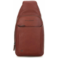 Рюкзак слинг Piquadro Black Square, коричневый натур.кожа CA4827B3/CU