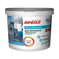 Моющаяся водно-дисперсионная краска для интерьеров для внутренних работ ОРЕОЛ 67996