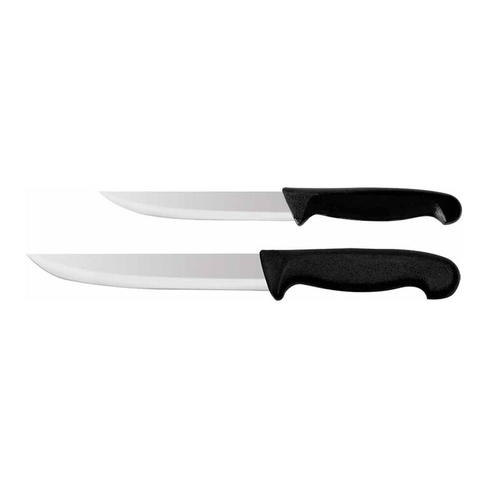 Набор универсальных ножей Phibo pratik 12 см+15 см (черный)