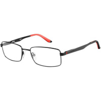 Мужские очки Carrera в глянцевой черной прямоугольной оправе около 8812 0006 00