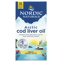 Nordic Naturals Масло печени трески Arctic, лимон, 180 мягких таблеток
