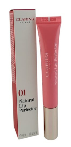 Натуральный перфектор для губ Instant Light, оттенок 01 Rose Shimmer, 12 мл Clarins